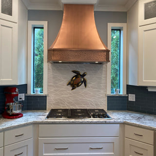 SINDA|Classic H3 Design Decorative Copper Range Hood|Custom Kitchen