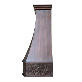 Top Ranked Premium|Handcrafted Apron|Copper Custom Vent Hood|SINDA