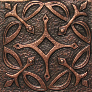 SINDA Classic Kitchen Copper Backsplash Handmade Elegant Wall Art CB-7 - Sinda Copper