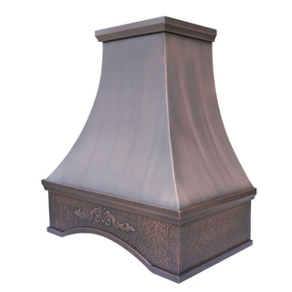 SINDA Arch Curved Copper Vent Hood - H26 - Sinda Copper