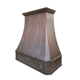 High-end Luxury|Decorative Apron|Copper Custom Vent Hood|SINDA