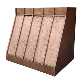 SINDA Vintage Copper Range Hood in Smooth Texture - Fully Customizable - SINDA Copper