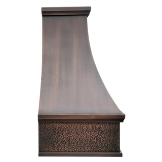 SINDA Arch Curved Copper Vent Hood - H26 - Sinda Copper