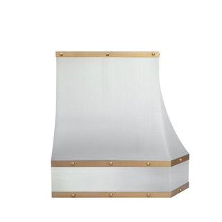 SINDA SRH4-2BTRC Handcrafted Brushed Stainless Steel Range Hood - SINDA