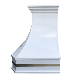 SINDA Wall Mount White Stainless Steel Customize Vent Hood