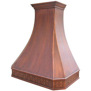 SINDA Luxury Rustic Design Decorative Harvest Apron Kitchen Custom Range Hood