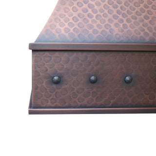 Premium Custom Copper Kitchen Hood H7TRR in Antique Copper I Free Shipping I SINDA Copper
