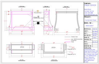 SINDA Custom Stainless Steel Range Hood SRH33 for Sarb - Sinda Copper
