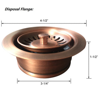 SINDA Double Bowl 14 Gauge Farmhouse Apron Copper Kitchen Sink KSAR-11 - Sinda Coppercopper sink