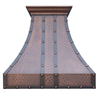 copper range hood-[copper hood-custom copper hood-hammered range hood-Sinda Copper