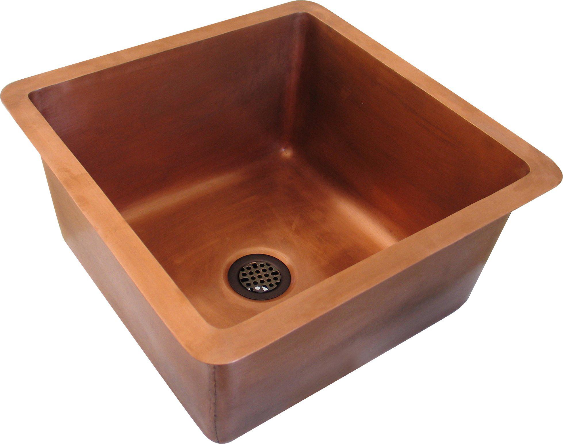 SINDA Hand Hammered Copper Bar Sink BS-4 - SINDA