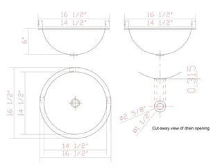 SINDA Hand Hammered Copper Bathroom Sink VBS-10 - Sinda Coppercopper sink