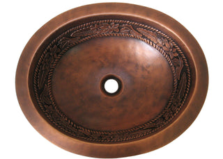 SINDA Hand Hammered Copper Bathroom Sink VBS-13 - Sinda Coppercopper sink