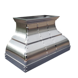 SINDA Handcrafted Bell Shaped Range Hood in Stainless Steel SRH1-2-C-2TR