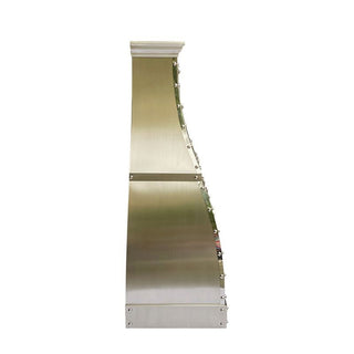 Premium Kitchen Stove Hood in Brushed Stainless Steel - SINDA