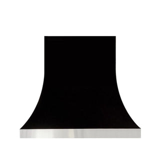 SINDA SRH35-BP Black Stainless Steel Kitchen Hood with Stainless Steel Band