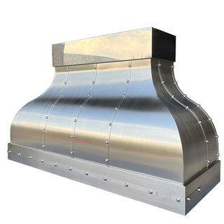 Handcrafted Brushed Stainless Steel Range Hood SRH1-3TR-C - SINDA