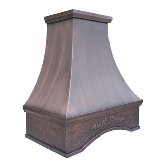 SINDA Arch Curved Copper Vent Hood - H26 - Sinda Copper