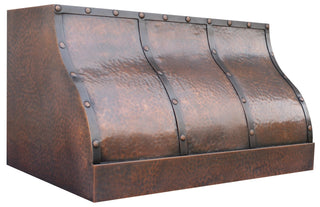 copper range hood-[copper hood-custom copper hood-hammered range hood-Sinda Copper
