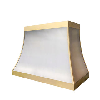 SINDA Handcrafted Stainless Steel Range Hood Wall Mount In Stock, 62"W x 26"D x 42"H, SRH27 - Sinda CopperRange Hood62"W x 26"D x 42"H