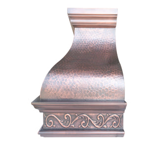 SINDA H2A1 Antique Copper Kitchen Hood l Special Apron Design l Free Samples Available
