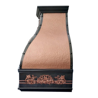 Handmade Beehive Hammered Copper Kitchen Hood H2PA l Free Shipping on All Orders l SINDA Copper