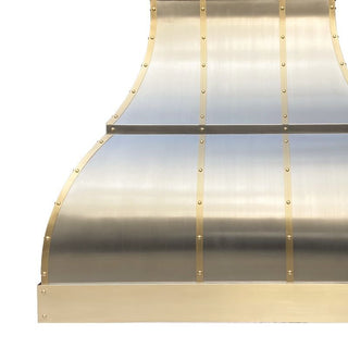 Handcrafted Bell Shaped Range Hood in Stainless Steel SRH1-2-C-2TR - SINDA