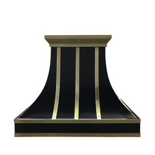 Premium Black Metal  Kitchen Range Hood-Sinda 
