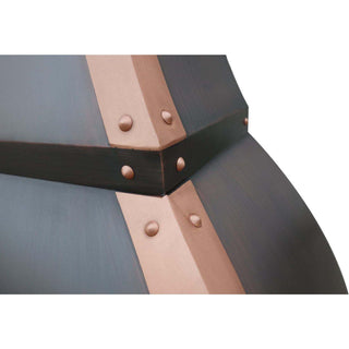 SINDA Arch Bell Copper Stove Hood - H1TR - Sinda Copper