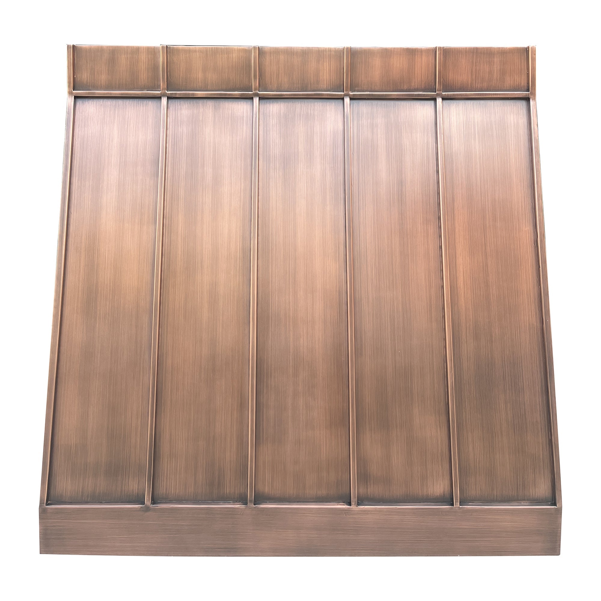 SINDA Sloped Custom Copper Hood H8TR6 | Copper Kitchen Hood
