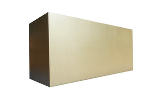 Square Box Brass Stainless Steel Hood-Sinda Copper