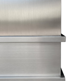 Box Square Kitchen Vent Range Hood-Sinda Copper