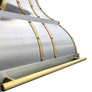 SINDA Brass Pot Rail for Custom Metal Hood