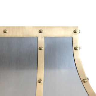 SRH1-B2TR Handcrafted Brushed Stainless Steel Range Hood - SINDA