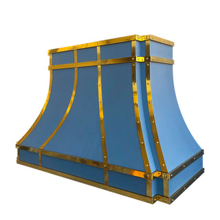 Unique Blue Stainless Steel Kitchen Hood - SINDA