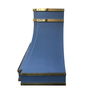 SRH33 Modern Stainless Steel Vent Hood with Straps and Rivets - SINDA