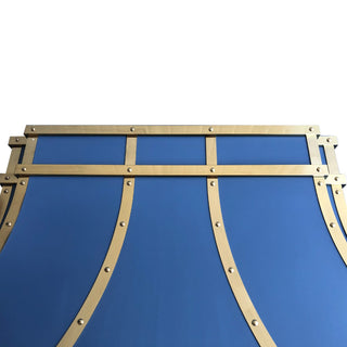 SINDA SRH33 Handcrafted Blue Stainless Steel Range Hood