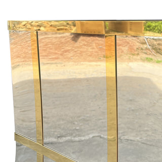 SINDA SRH35-2T-P Custom Stainless Steel Range Hood with Brass Straps 