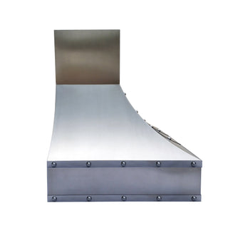 Handcrafted Brushed Stainless Steel Kitchen Range Hood - SINDA