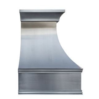Unique Tuscan Shape Brushed Stainless Steel Kitchen Custom Hood-SINDA