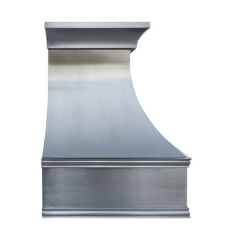 Unique Tuscan Shape Brushed Stainless Steel Kitchen Custom Hood-SINDA