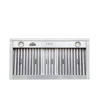 SINDA Stainless Steel Range Hood Wall Mount In Stock, 37"W x 22"D x 27"H, SRH3-C-372227 - Sinda CopperRange Hood37"W x 22"D x 27"H