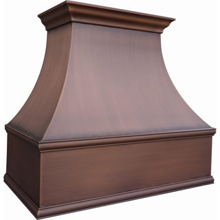 Rustic Antique Copper Stove Hood for All Kitchen Styles - Free Samples & Shipping - SINDA Copper