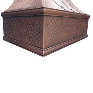 SINDA Copper Handcrafted Hammered Range Hood for Any Kitchen Styles I Fully Customizable l SINDA Copper