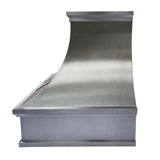 SINDA Tuscan Design Brushed Metal Kitchen Vent Hood