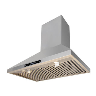 Thor 30 Inch Chimney Style Wall Mount Range Hood in Stainless Steel - Sinda CopperFree Standard Shipping (About 4 weeks of the lead time)