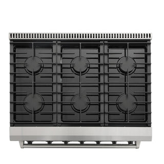 Thor 36" 6.0 Cu. Ft Single Oven Professional Gas Range in Stainless Steel, LRG3601U - Sinda Coppergas rangeNatural Gas